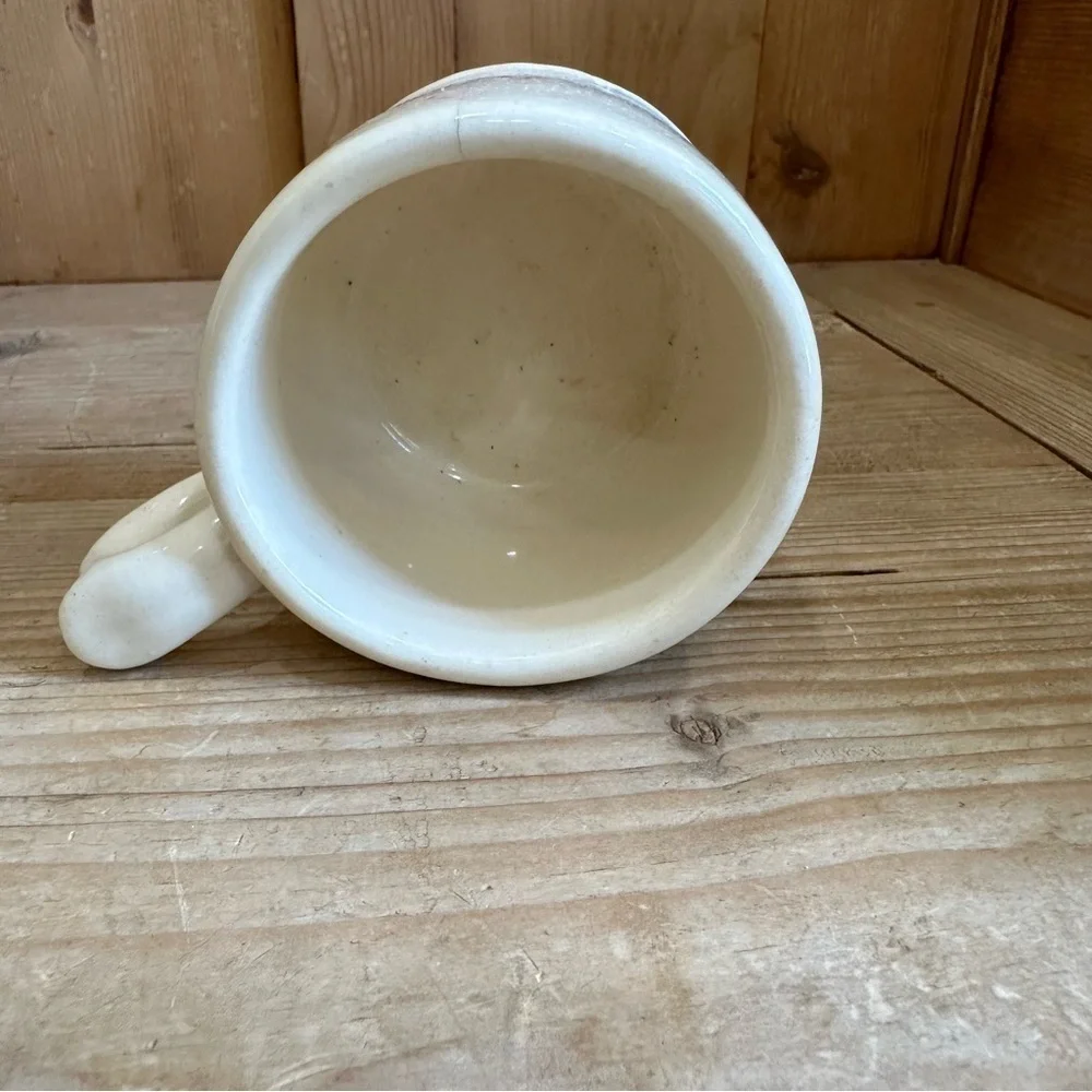 Vintage Old Spice Ship Friendship Shaving Mug Ivory Color Stoneware USA